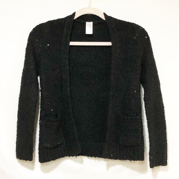 Cat & Jack Black Embellished sweater.Girls youth - Picture 1 of 6
